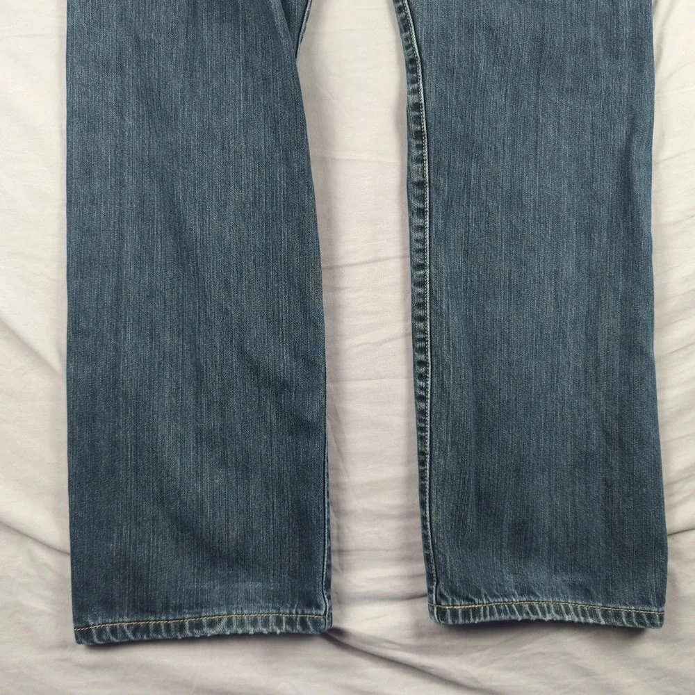 Levis 501 Jeans Mens 32x30 Blue Button Fly Classic American‎ Western Faded
